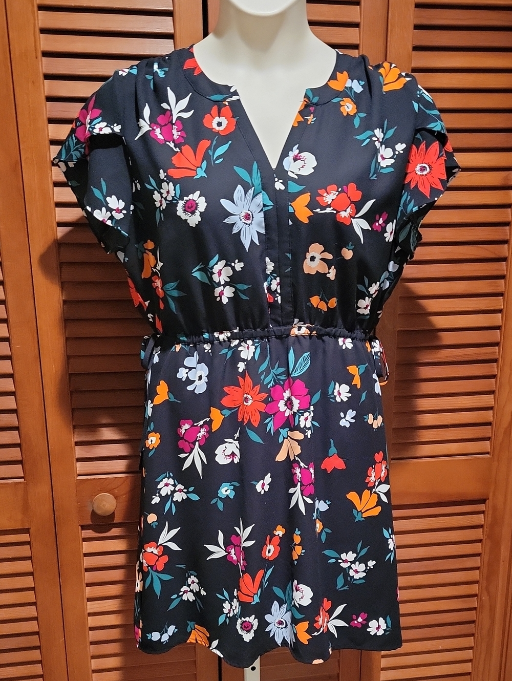 41 HAWTHORN FLORAL SHORT SLEEVE DRESS